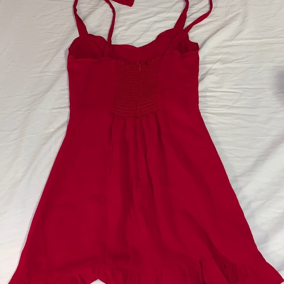 Reformation Christine dress - Red - Picture 3 of 6